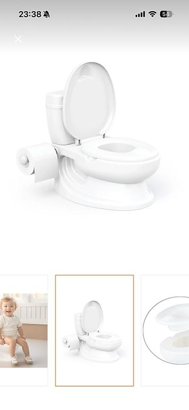 Uşaq tualeti – mini klozet dizaynlı öyrədici potty - Real klozetə - şəkil 3
