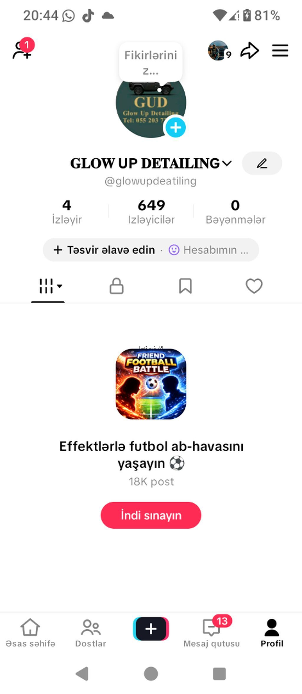 Tiktok seyfe
