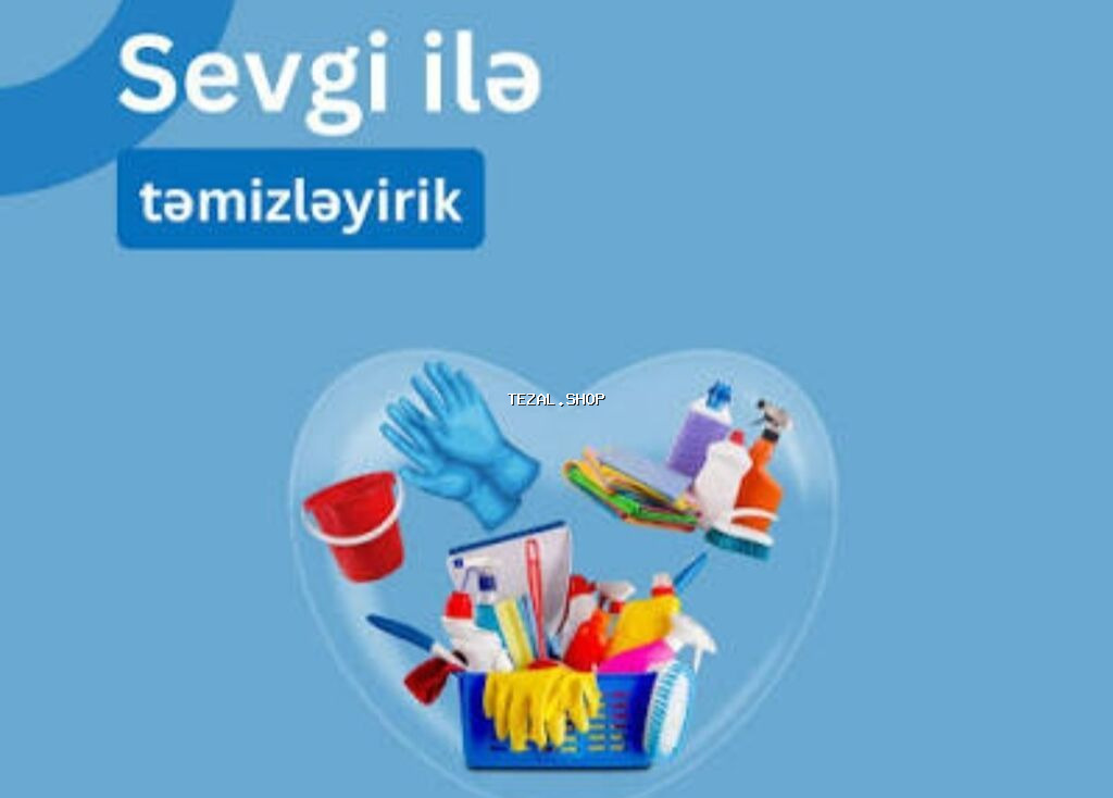 Salam.2 nefer Ana bala ev,ofis, obyekt təmizlik işine gedirik işimizi