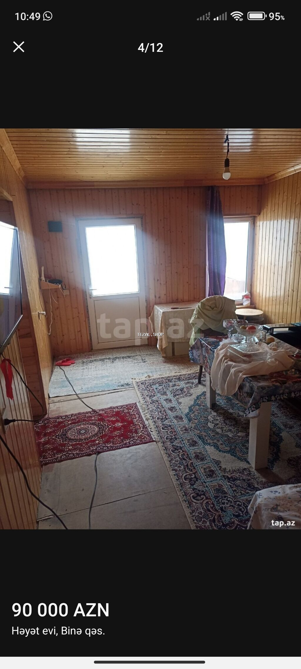 4 otaqlı, 210 kv. m, Kredit yoxdur, Orta təmir - şəkil 4
