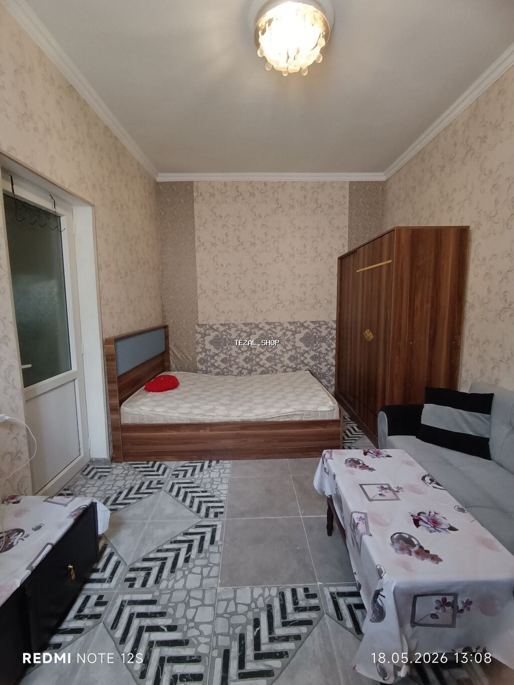60 kv. m, 1 otaqlı, Qaz - şəkil 3