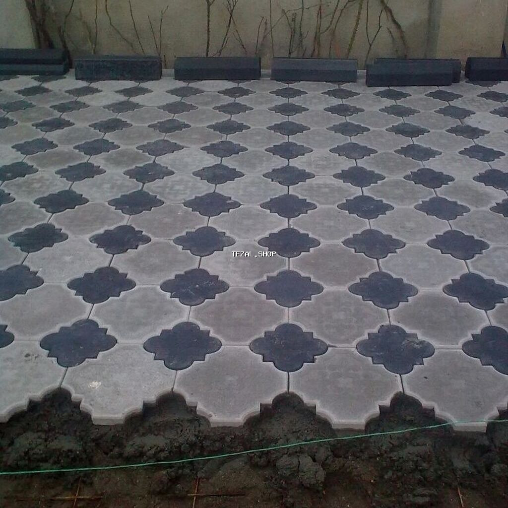 Tamet .qazon dasi .müxtəlif ölcülü beton piltələr .beton panellər yol - şəkil 5