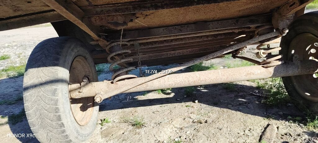 İkioxlu kənd təsərrüfatı qoşqusu - Güclü metaldan hazırlanmış yığılı - şəkil 3