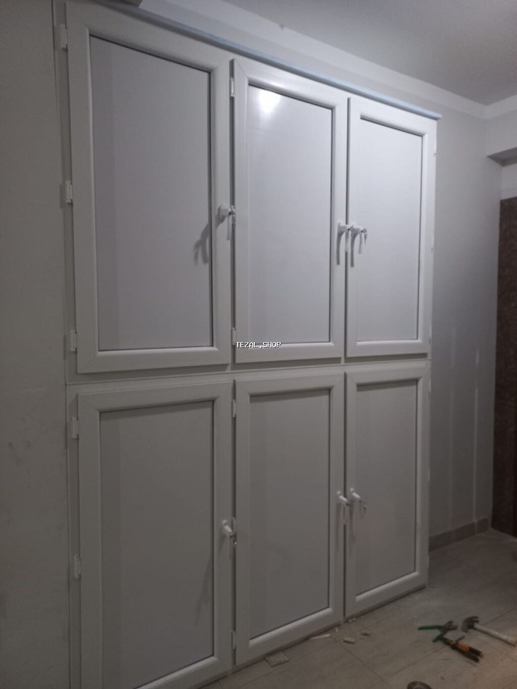 Yeni İkiqat şüşə paketi Plastik pəncərə, Еni: 500 sm, Uzunluğu: 500 sm, Pulsuz quraşdırma - şəkil 2