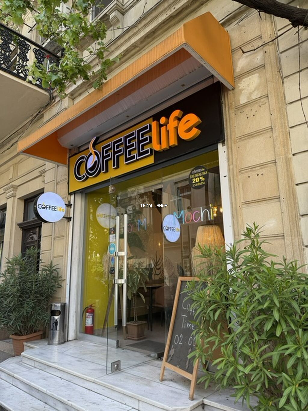 Hazir işlək coffeshop biznesi 45 mn qiymət razılaşma olar Məkan
