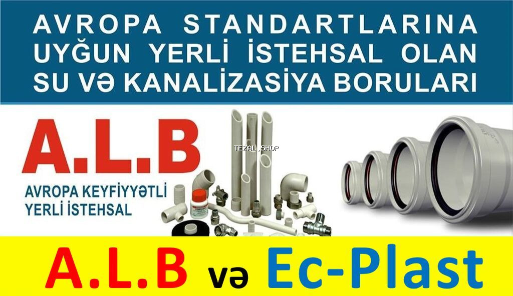 Boru ALB və Ec-Plast_Azərbaycan.! Boru "ALB və Ec-P" - Azərbaycan