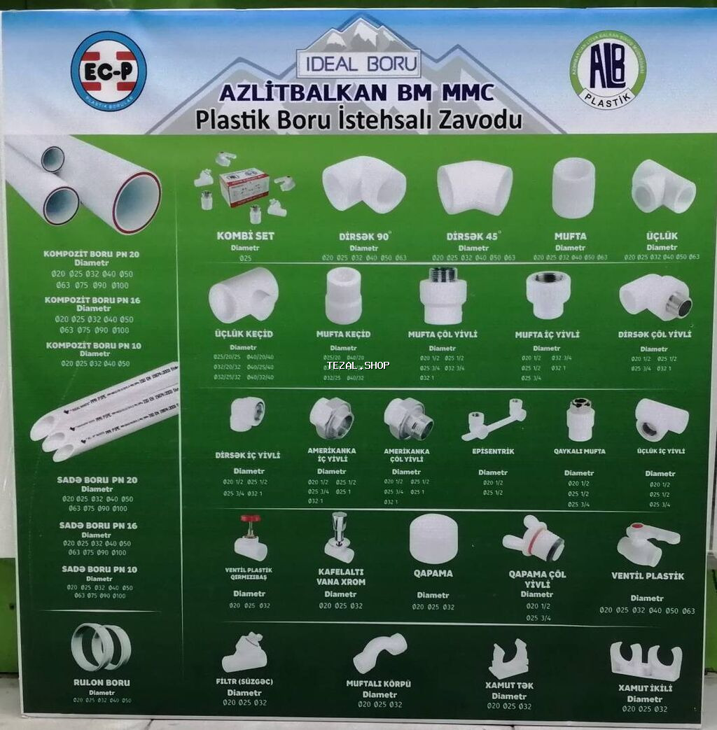Boru ALB və Ec-Plast_Azərbaycan.! Boru "ALB və Ec-P" - Azərbaycan - şəkil 3