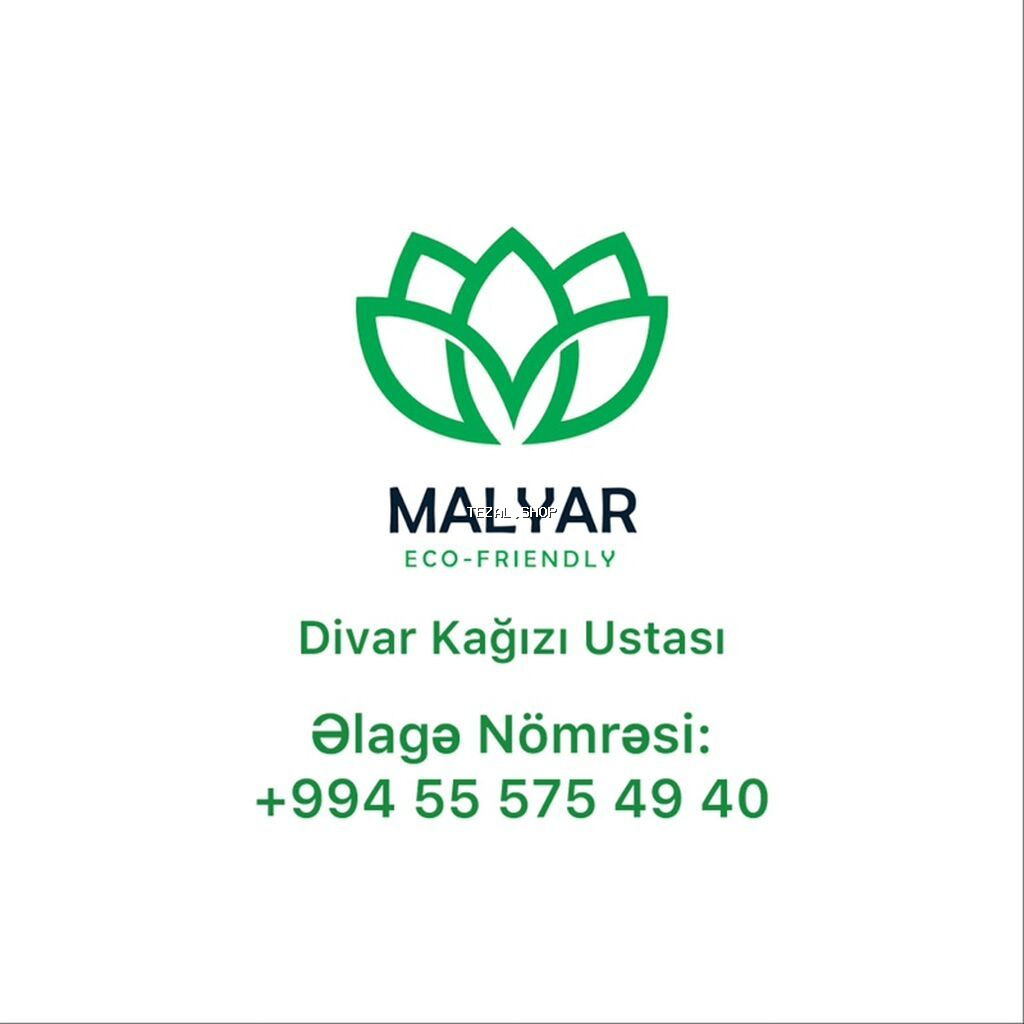 Malyar – Eco-Friendly Divar Kağızı Ustası Xidmətlər: - Divar