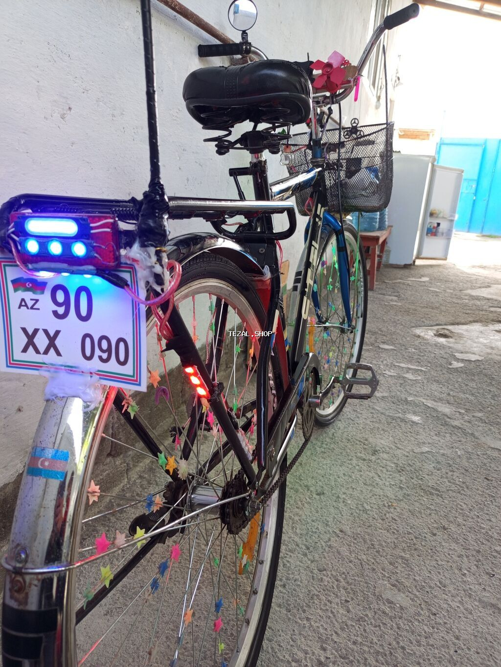 Velosiped tam idiyaldi təzə velospedi akmiyatoru vintiliyator isiq