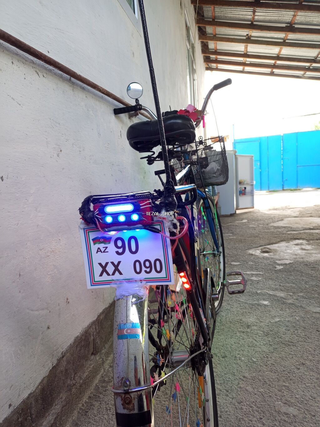 Velosiped tam idiyaldi təzə velospedi akmiyatoru vintiliyator isiq - şəkil 2