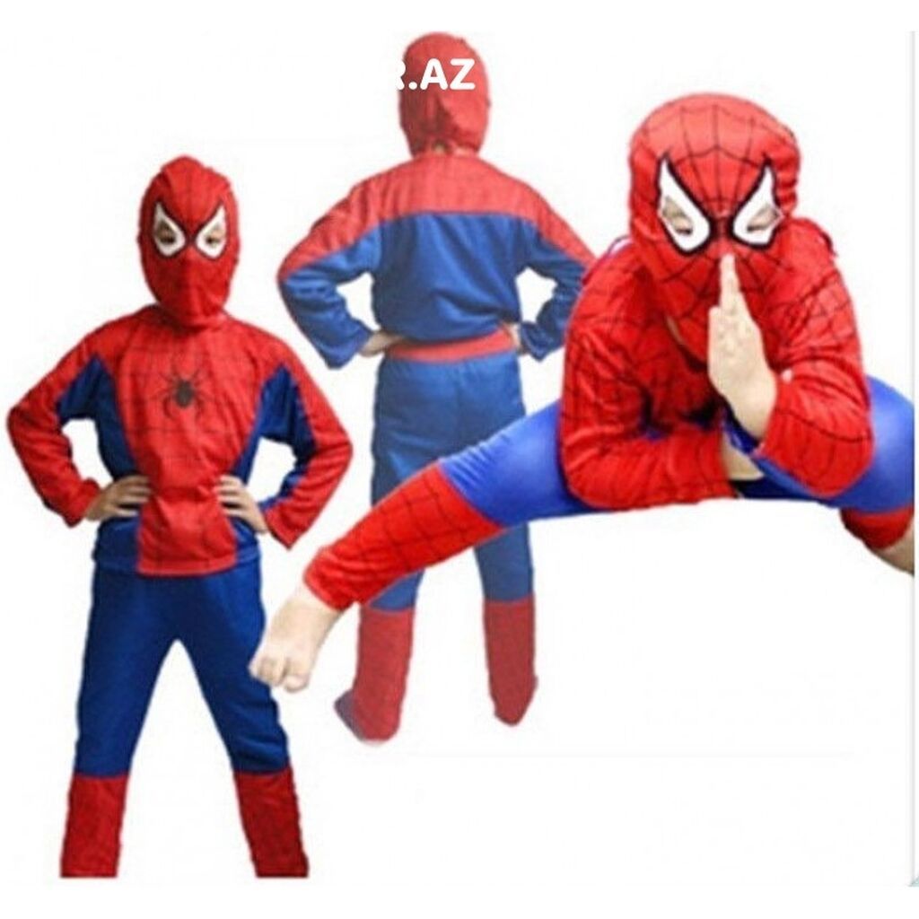 Spider Man kostyumu, 4 - 5 yaş, Yeni