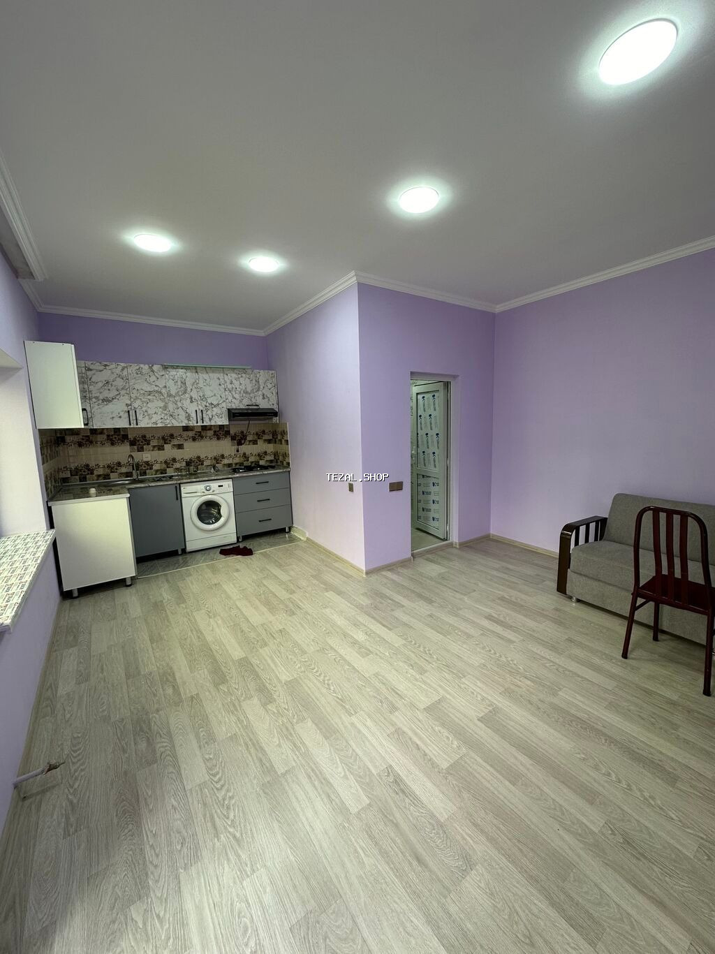 80 kv. m, 2 otaqlı, Kombi, Qaz, İşıq - şəkil 3