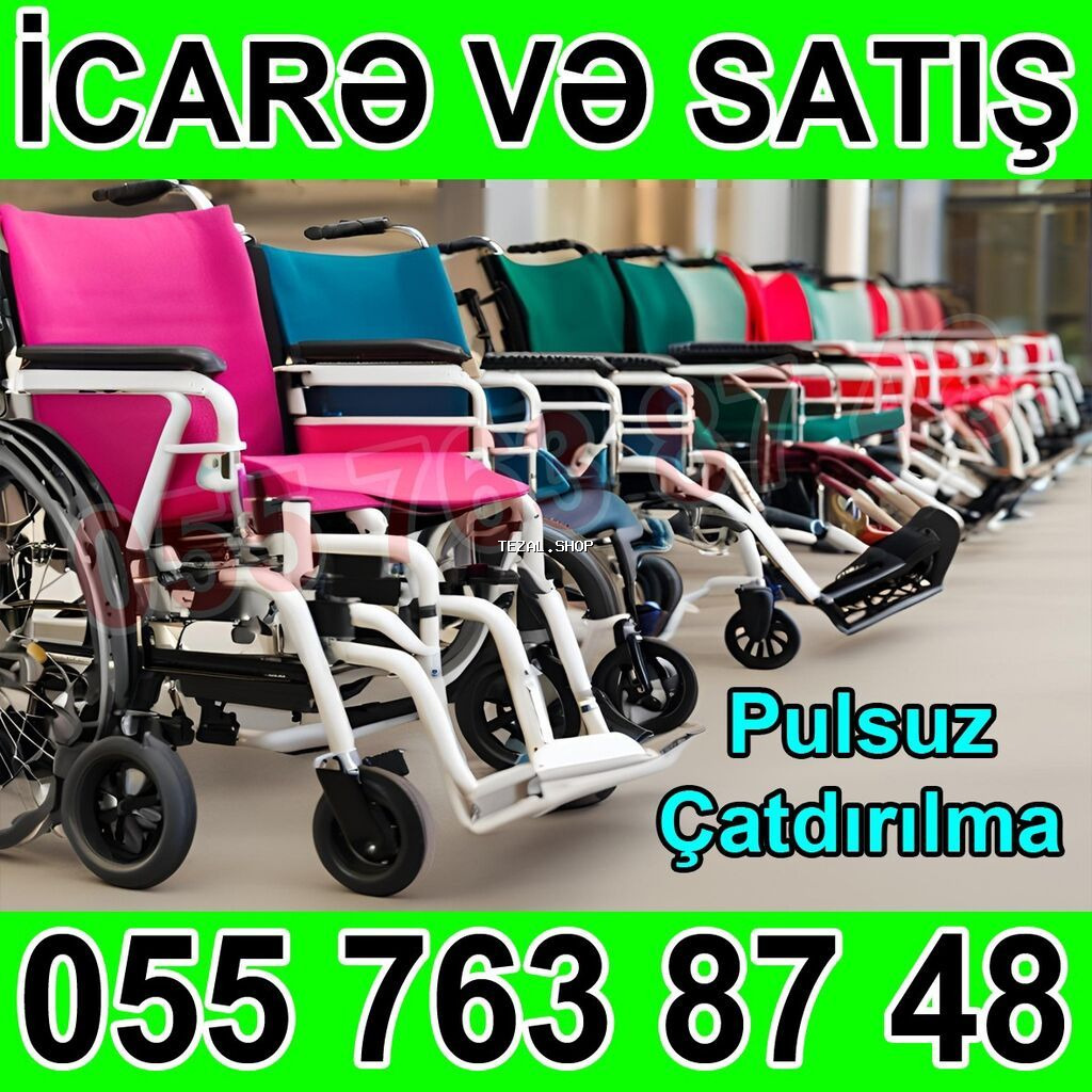 Təkərli arabalar – icarə və satış Müxtəlif model və ölçülərdə əlil - şəkil 3