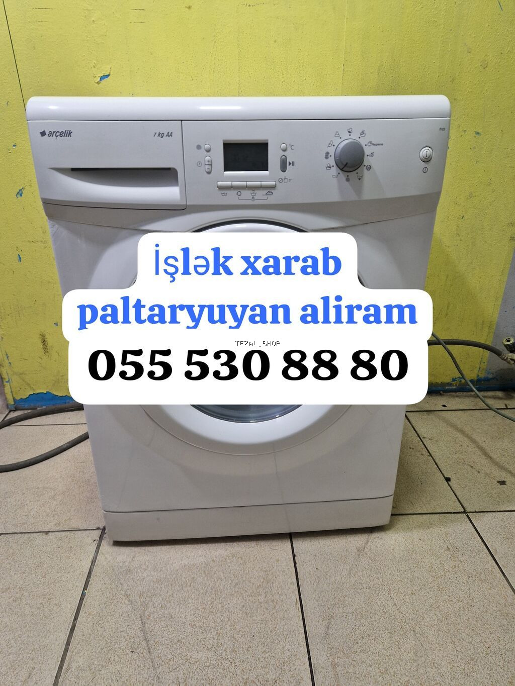 Işlək xarab paltaryuyan aliram .voçhapa şəkilin prablemin yazin
