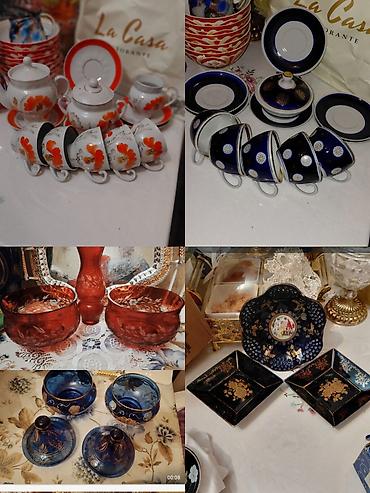 Porcelain çay dəstləri və qablar – klassik kolleksiya - 2 müxtəlif - şəkil 4