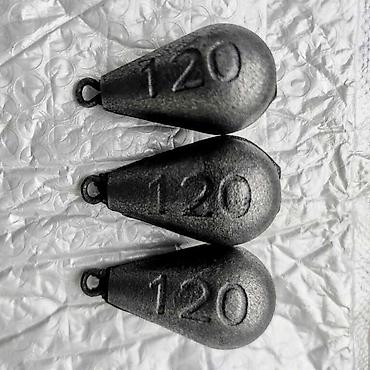 Qurğuşun yüklərTəsvir : 3 ədəd 120 qr qurğuşun yüklər-30.99 AZN 5 ədəd - şəkil 3