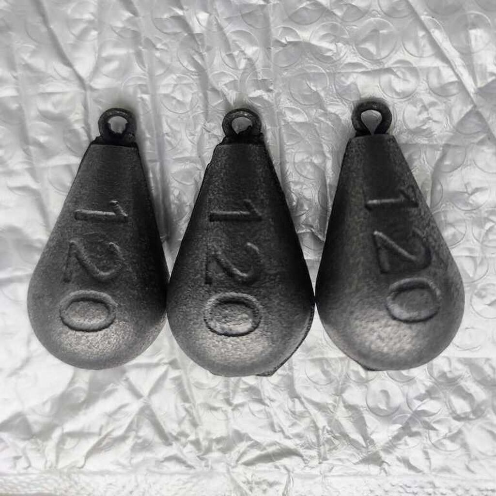 Qurğuşun yüklərTəsvir : 3 ədəd 120 qr qurğuşun yüklər-30.99 AZN 5 ədəd