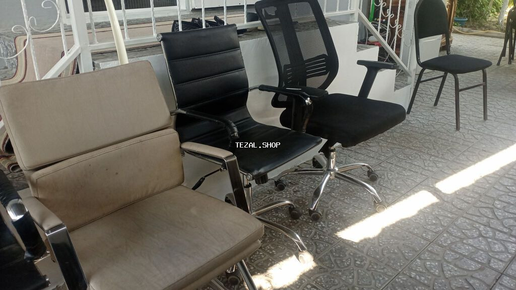 Kreslolar,stollar,ofis mebeli.Mudur kreslosu.Tecili satılır 30 - şəkil 3