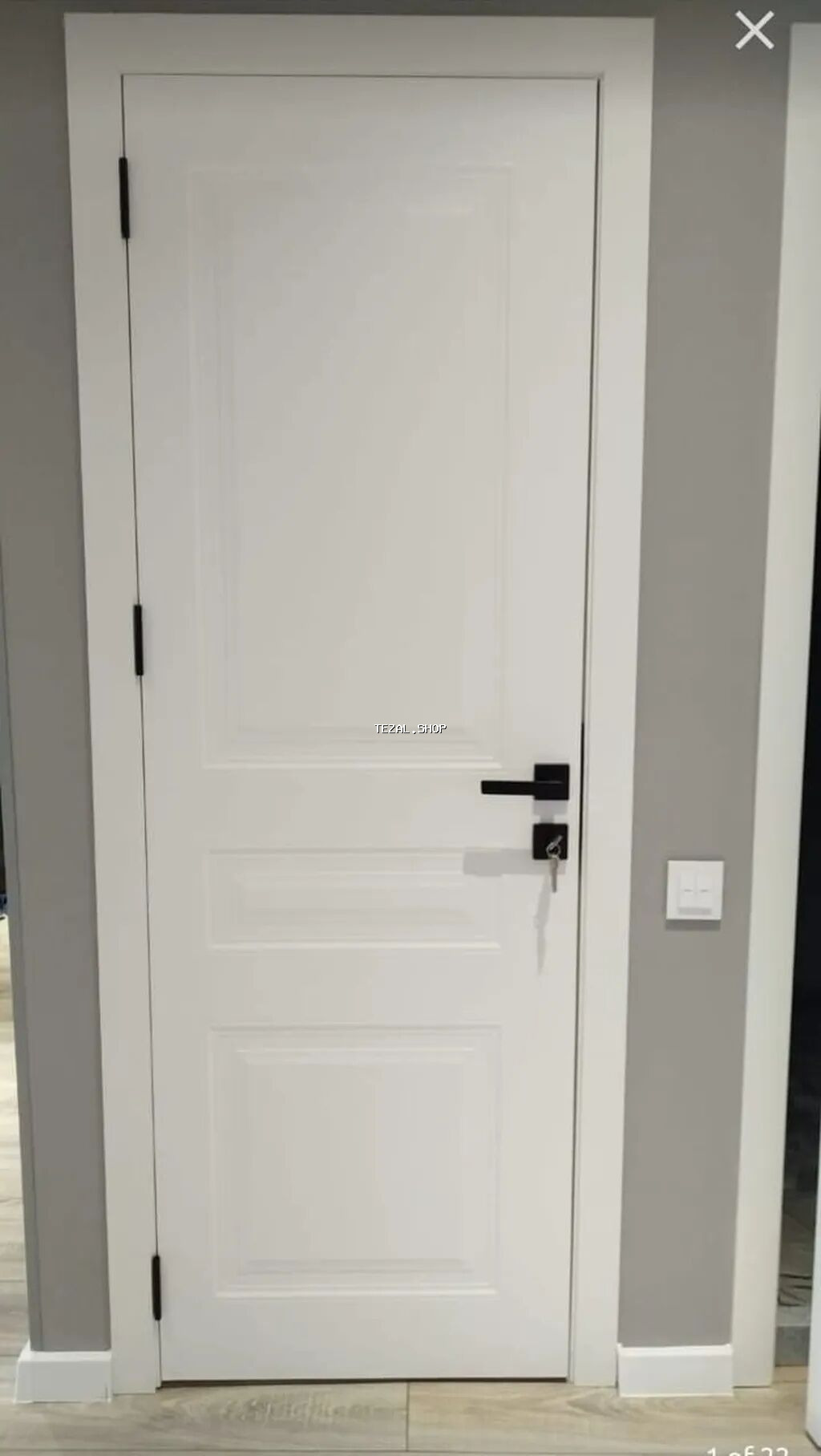 Qonaq otağı üçün Yeni Otaq qapısı 90x205 sm Zamok ilə, Zəmanətli, Ödənişli quraşdırma, Pulsuz çatdırılma - şəkil 2