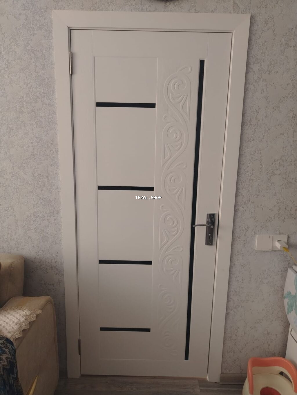 Qonaq otağı üçün Yeni Otaq qapısı 90x205 sm Naliçnik ilə, Zəmanətli, Ödənişli quraşdırma, Pulsuz çatdırılma - şəkil 2