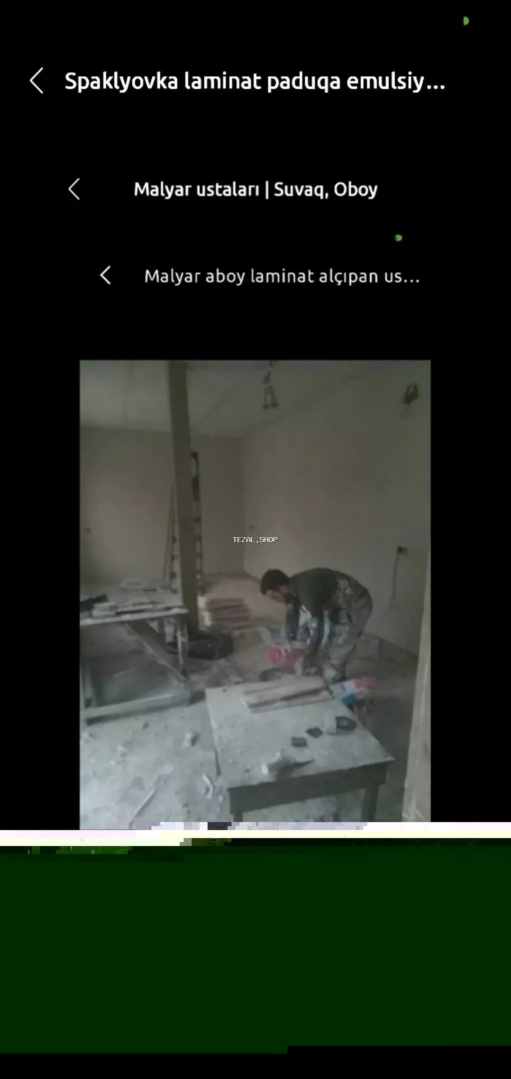 Malyar ustasi 2neferik cəld və gözəl iş görülür paduqa emusiya - şəkil 2