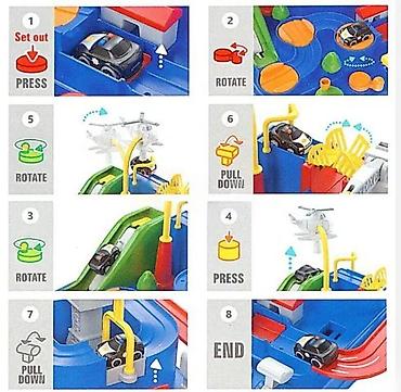 Maşın park oyuncağı 069T34Maşın PArk Oyuncağı ✅Övladlarınızın - şəkil 2