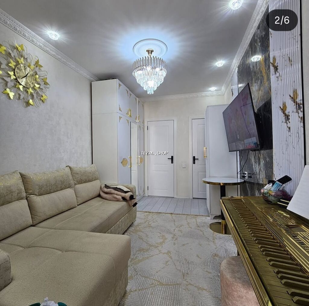 2 otaqlı, 35 kv. m, Kredit var, Yeni təmirli - şəkil 4