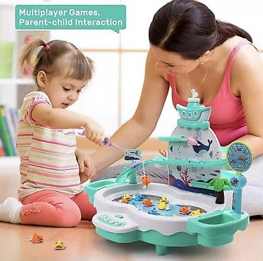 Elektron öyrədici və musiqili balıq tutma oyunu (Yaşıl) 011T07Elektron - şəkil 4