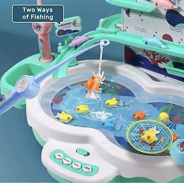 Elektron öyrədici və musiqili balıq tutma oyunu (Yaşıl) 011T07Elektron - şəkil 5
