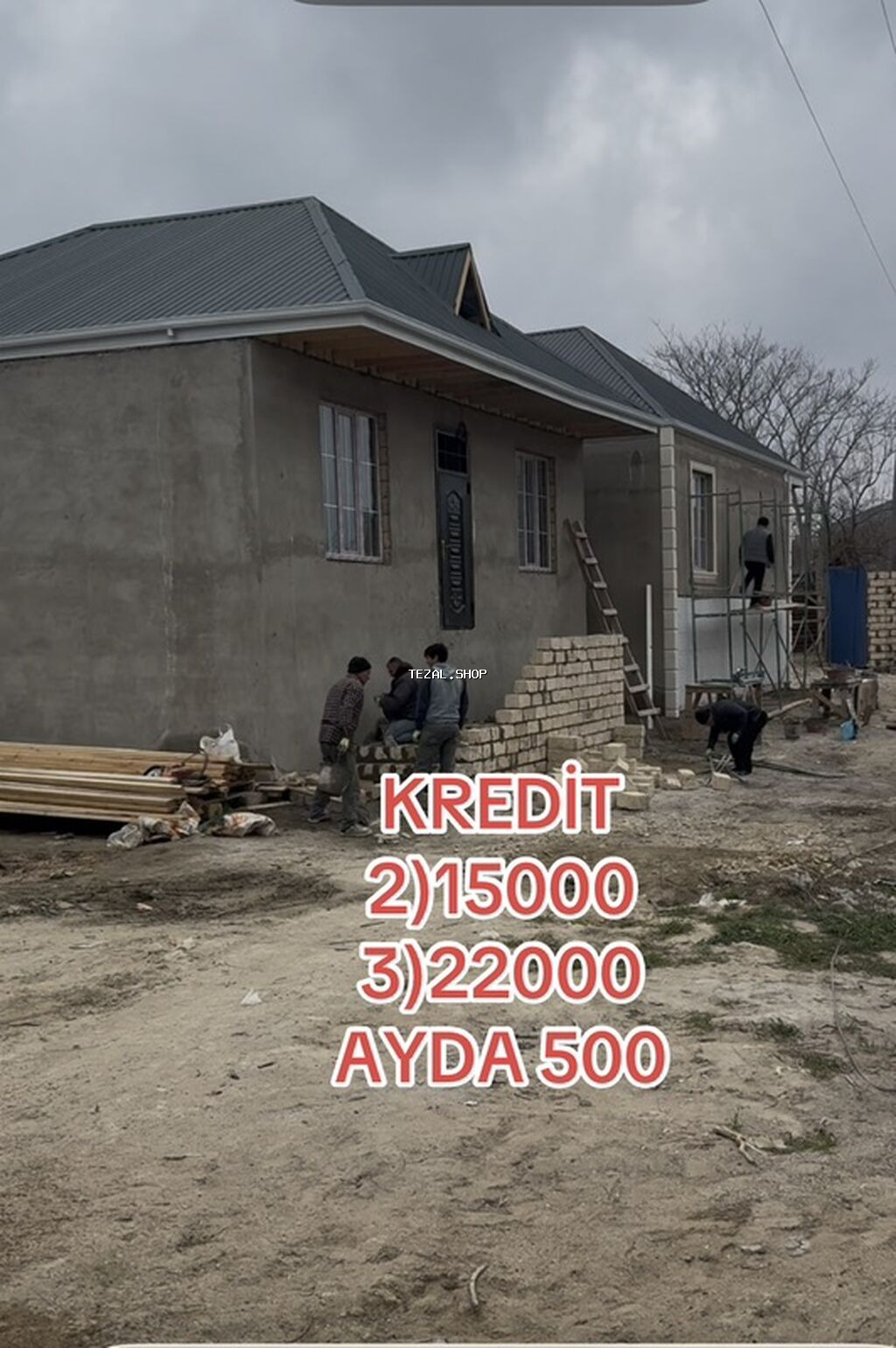 Kreditevler naxdı ve zakaz ilkin ödenişle