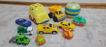 Uşaq oyuncaqları dəsti - Müxtəlif növ plastik nəqliyyat oyuncaqları - şəkil 5