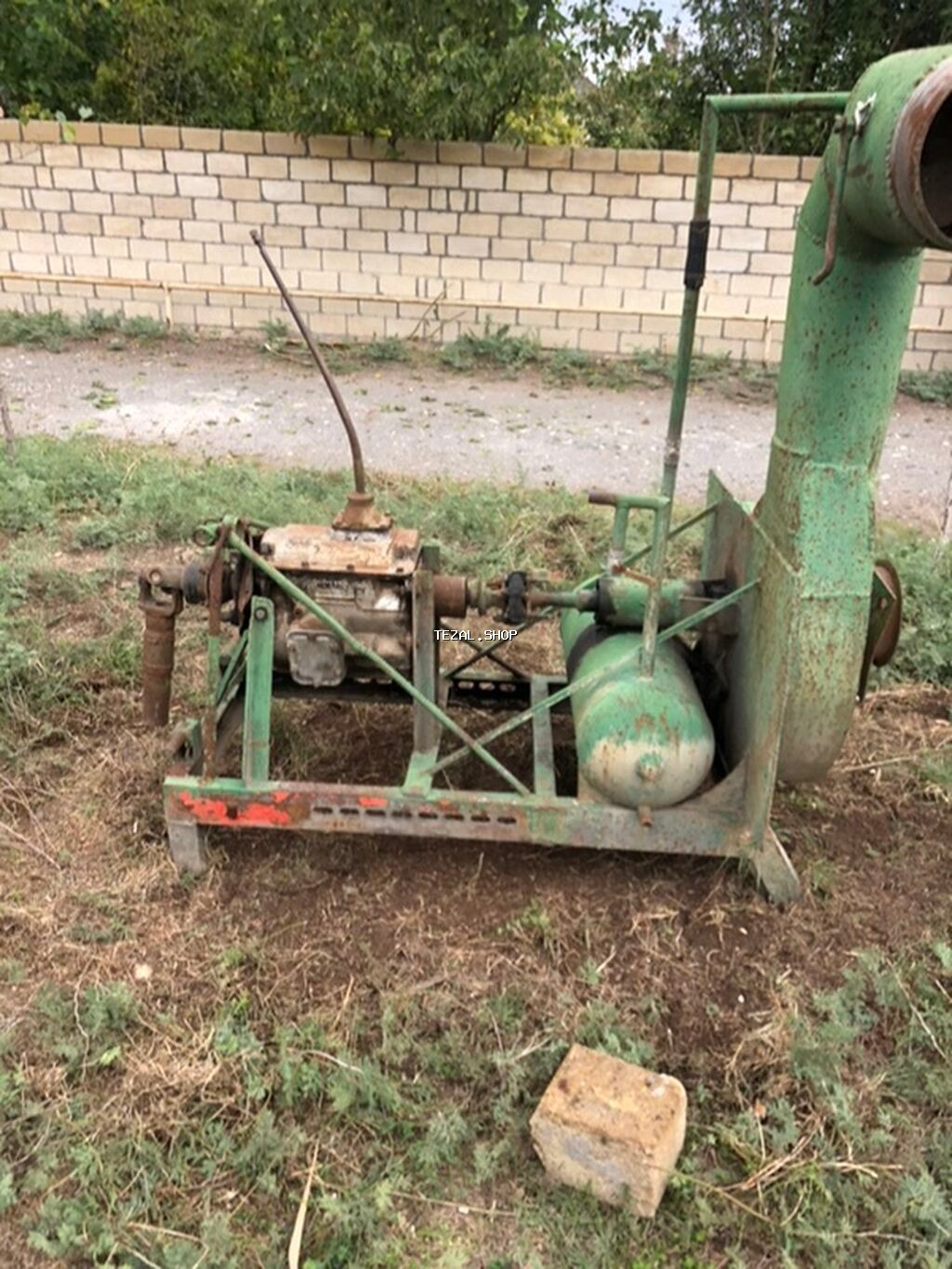 Hazır işlək su nasosu kanallardan su çəkimini təmin edir kənd - şəkil 2