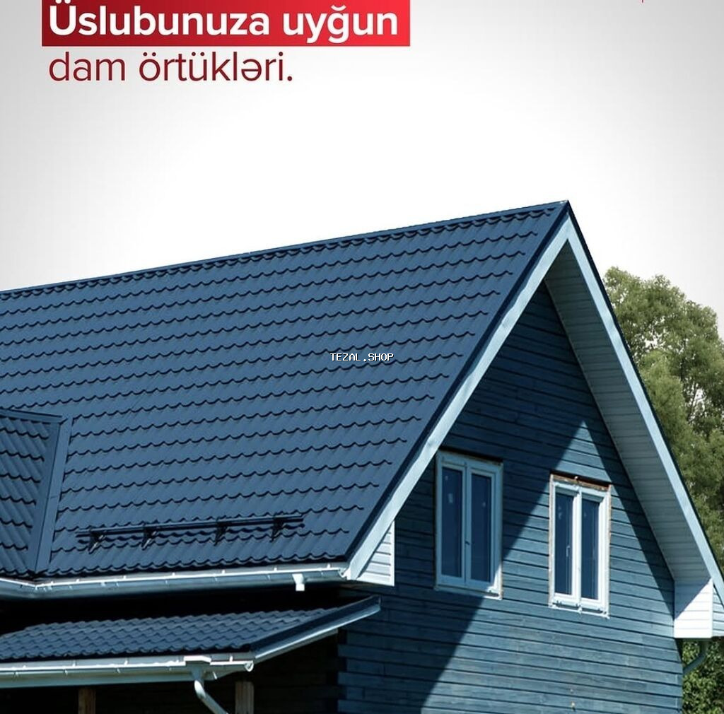 Şifer, Dəmir, Yeni, Pulsuz çatdırılma, Ödənişli quraşdırma, Zəmanətli, Kredit yoxdur - şəkil 5