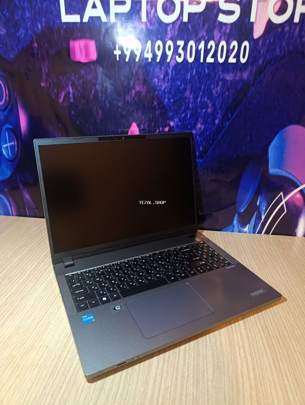 Yeni Acer TravelMate, 15.6 ", Intel Core i3, 128 GB, Ünvandan götürmə, Pulsuz çatdırılma, Ödənişli çatdırılma