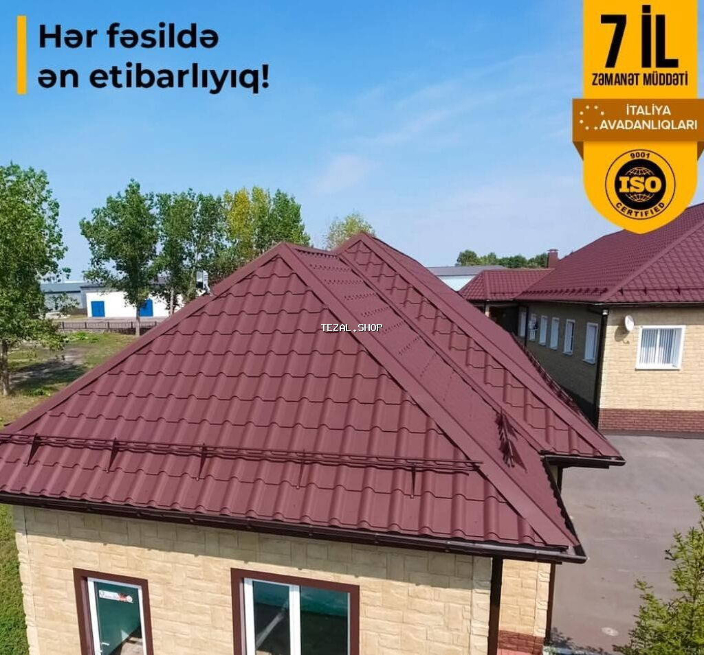 Şifer, Dəmir, Yeni, Pulsuz çatdırılma, Ödənişli quraşdırma, Zəmanətli, Kredit yoxdur - şəkil 5
