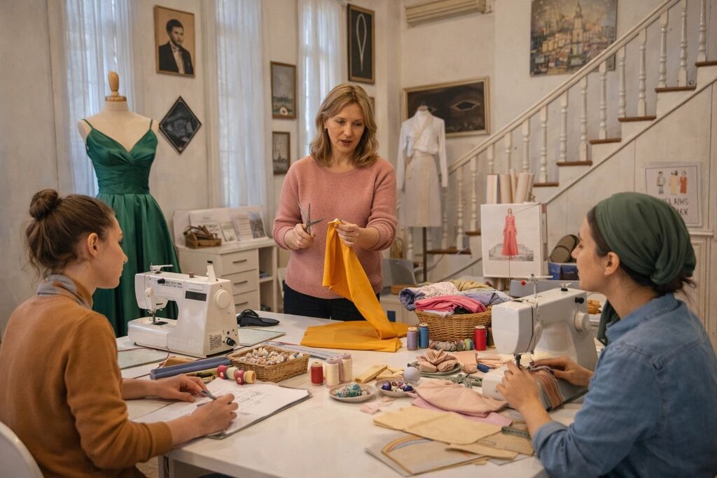 Peşəkar tikiş və dizayn atelyesi – fərdi geyim hazırlanması və