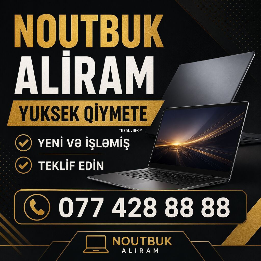 YUKSEK QİYMETE NOUTBUK PS5 ALİRAM TEKLİF EDİN YENİ VE ISLEMIS