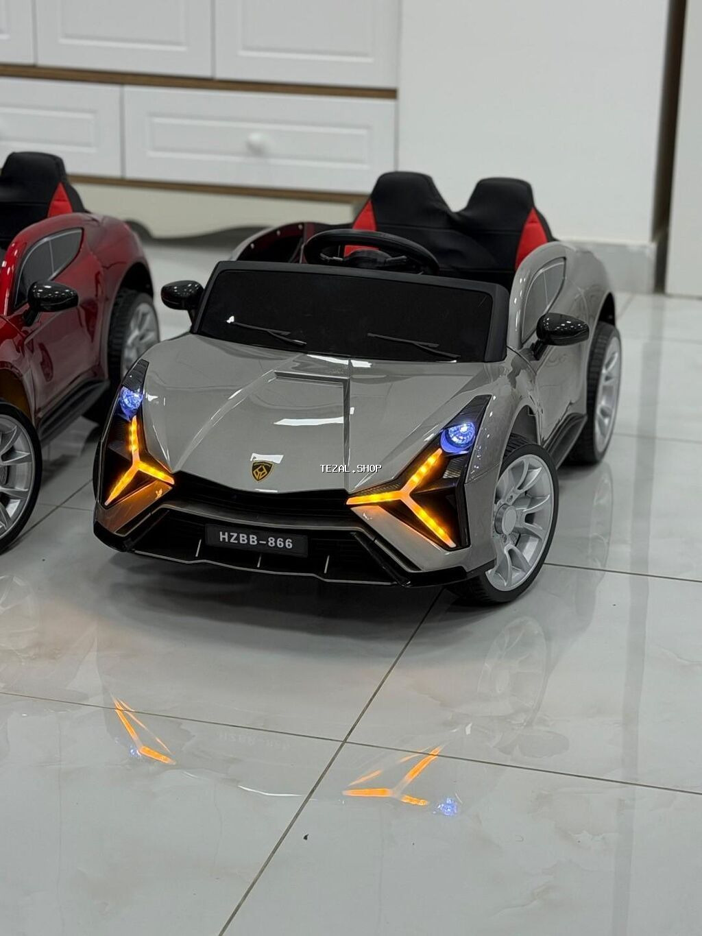 Uşaq üçün elektrikli maşın – model HZBB-866 - Korpus: gümüşü rəngdə - şəkil 2