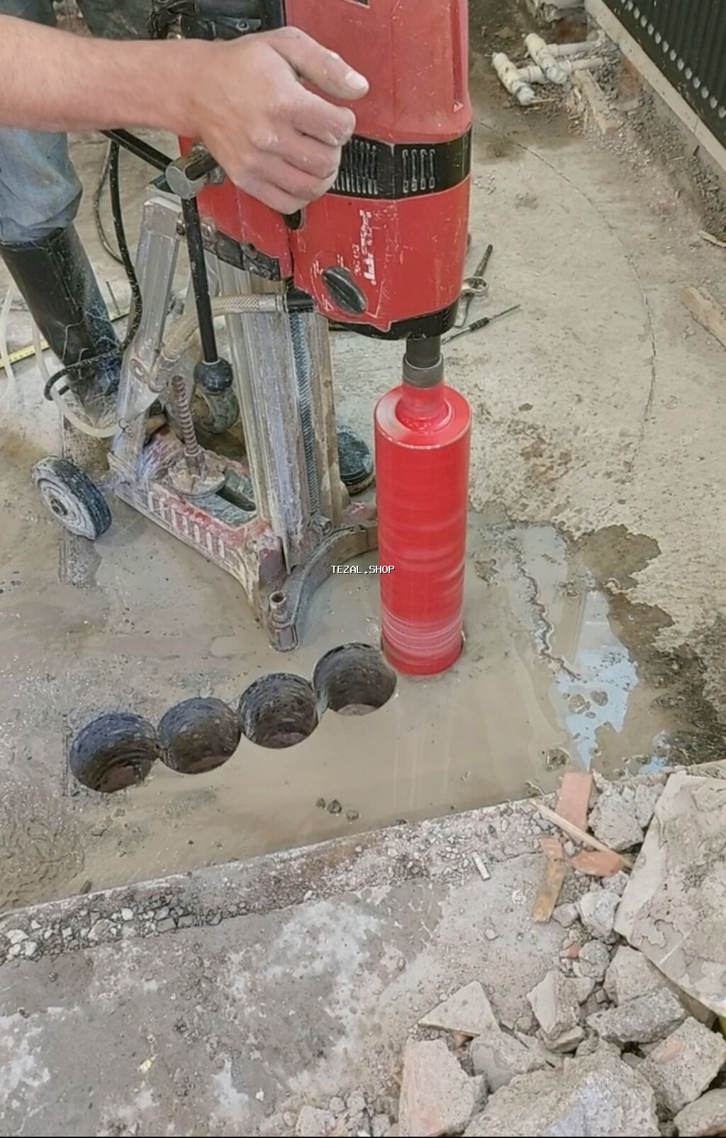 Beton kəsimi beton kəsən beton deşimi beton kəsmə deşmə Xidməti karot - şəkil 5