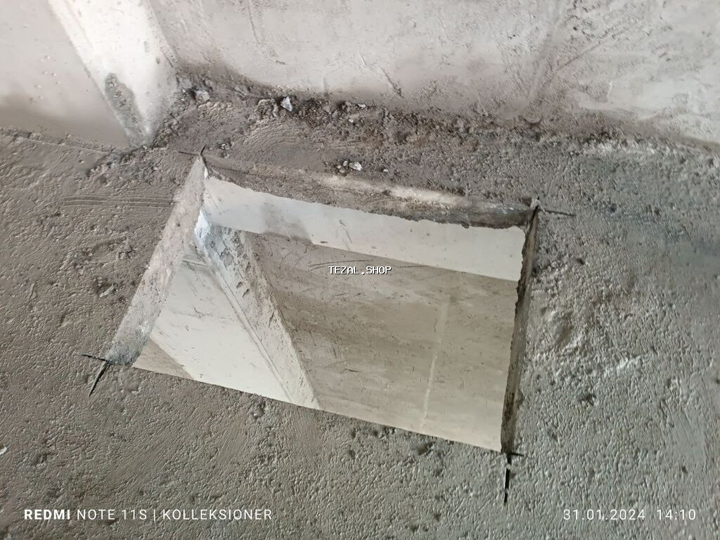 #Betonkesme #betondeşmə Beton kubik kərpic - dən kəsim deşim - şəkil 5