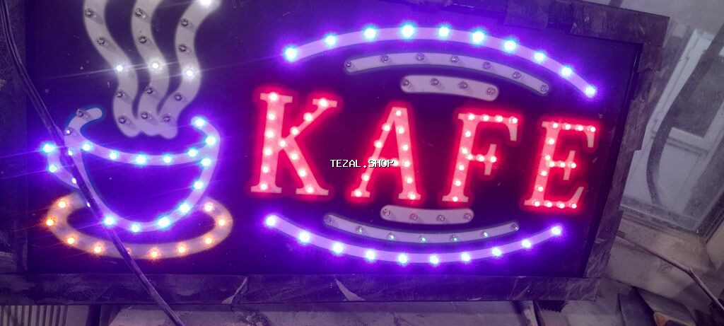 Kafe ve restaran reklam tablosu