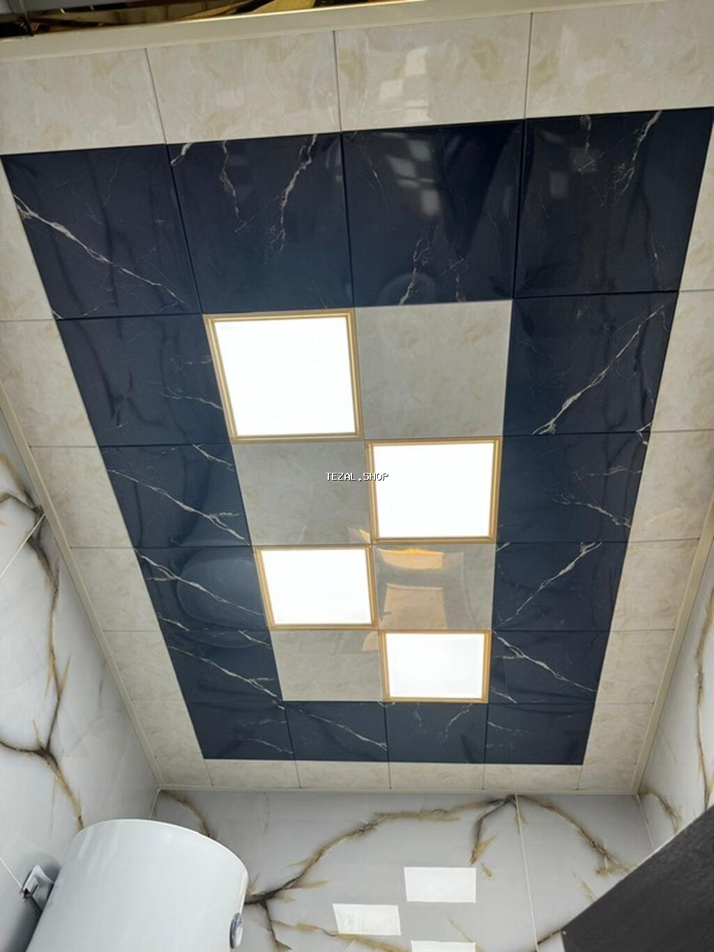 Asma tavan, Metal, Suyadavamlı, Ünvandan götürmə, Pulsuz çatdırılma, Ödənişli çatdırılma, Pulsuz quraşdırma, Zəmanətli - şəkil 2