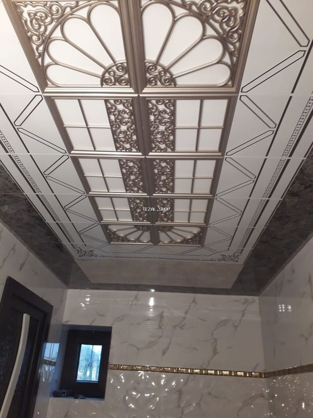 Asma tavan, Metal, Suyadavamlı, Ünvandan götürmə, Pulsuz çatdırılma, Ödənişli çatdırılma, Pulsuz quraşdırma, Zəmanətli - şəkil 3
