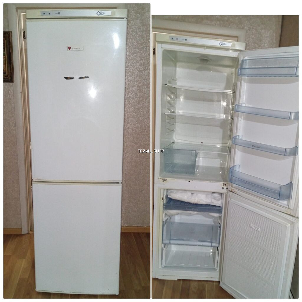 İşlənmiş 2 qapılı Swizer Soyuducu Satılır, rəng - Ağ