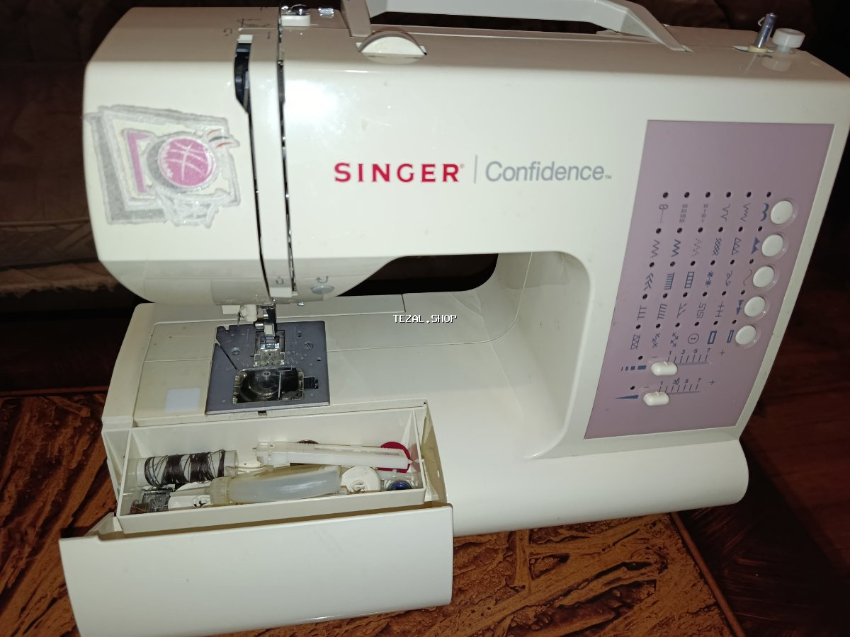 Singer confidence tikiş maşını heç bir problemi yoxdur şəkildəki hərşey yanında veriləcək - şəkil 4
