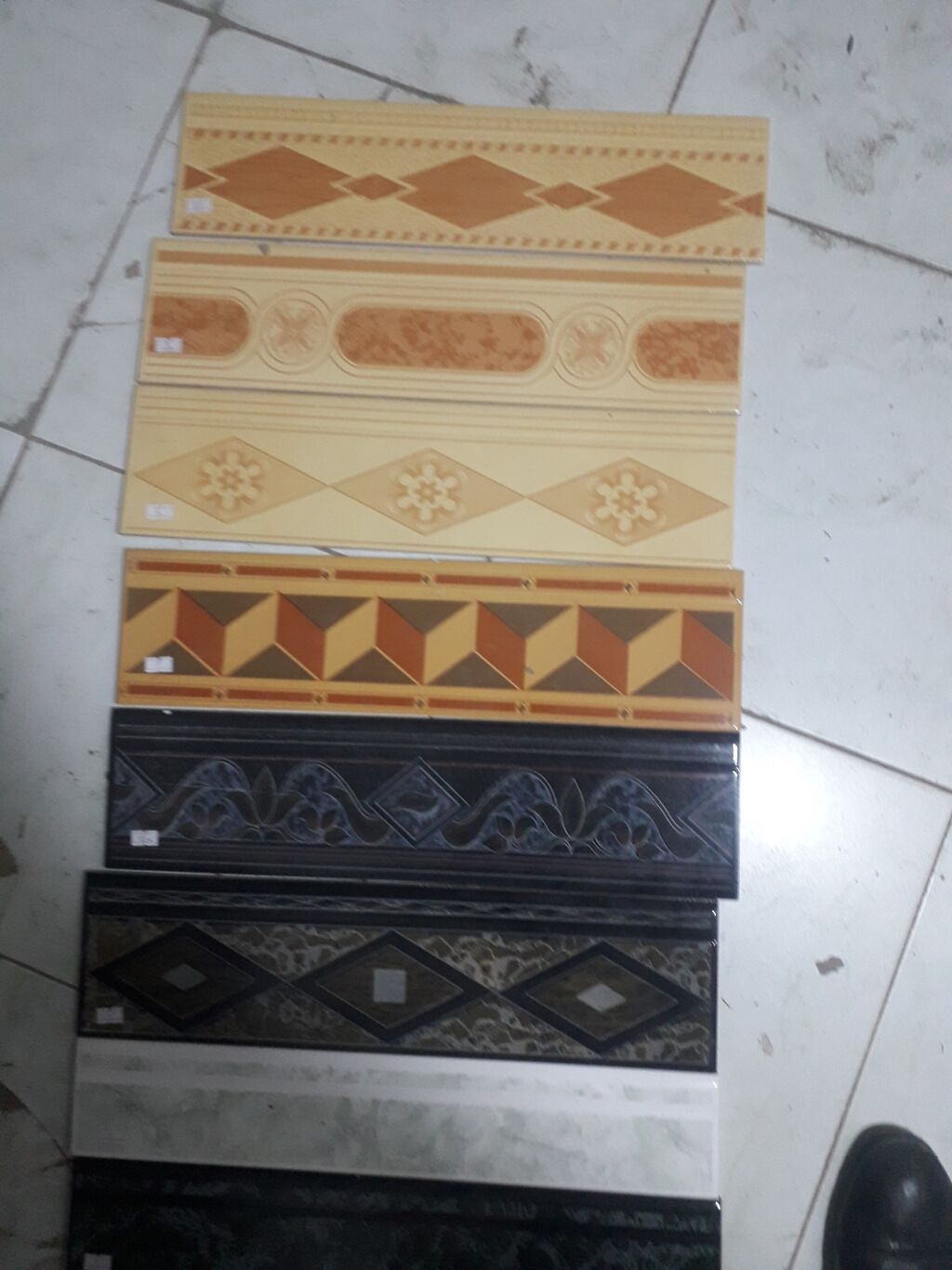 Dekorativ seramik bordür/plintus zolaqları - Məhsul növü: Divar və