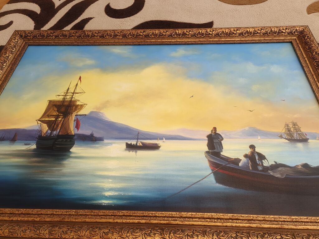 Gəmi Portreti.Çox Gözeldir.Canlı daha da görnüşü daha gözeldir.ölçüsü