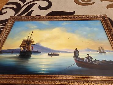 Gəmi Portreti.Çox Gözeldir.Canlı daha da görnüşü daha gözeldir.ölçüsü - şəkil 3