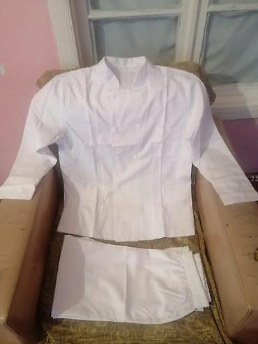 Aşpaz formaları – müxtəlif modellər Son qiymət 25azndir. - Rəng: ağ - şəkil 4