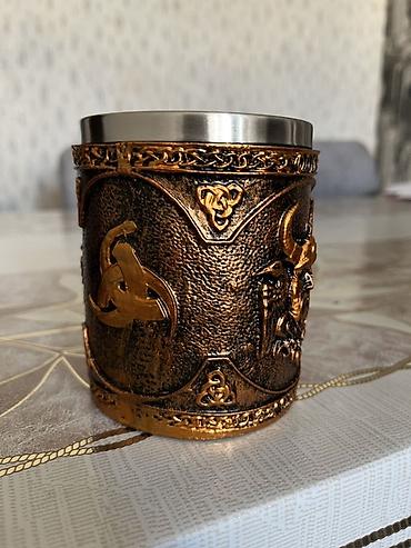 Fincanlar, rəng - Qızılı, Metal, 1 əd - şəkil 3